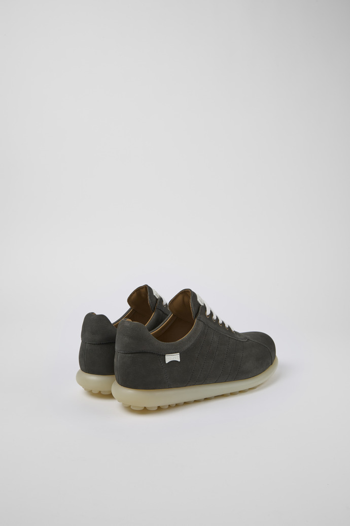 Camper Pelotas - Zapatillas Oxford de piel nobuk gris para hombre