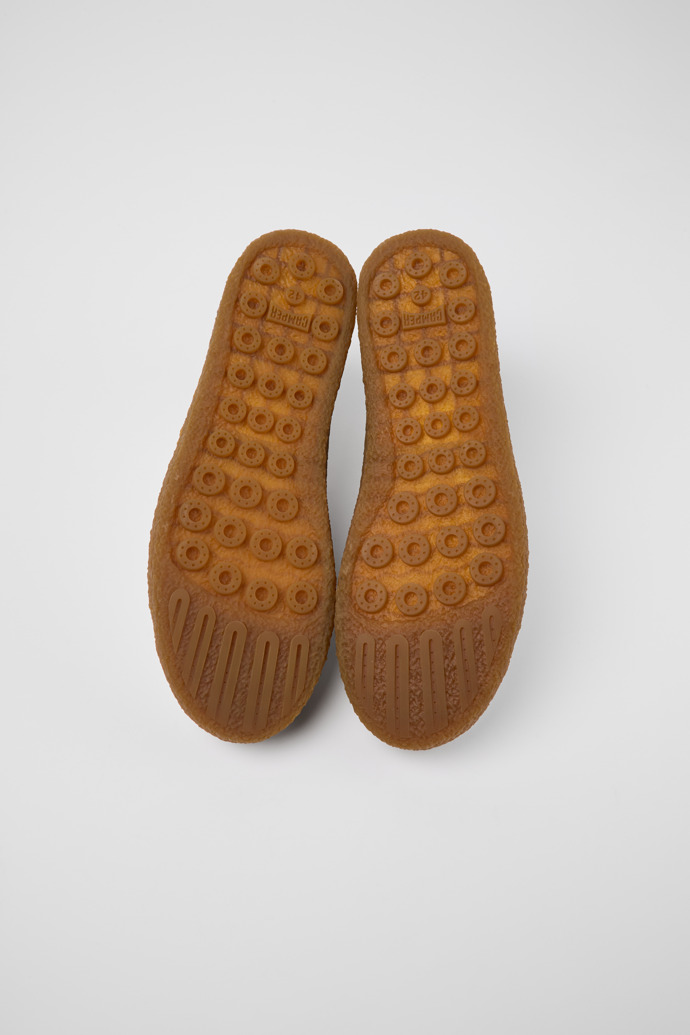 Camper Peu Terreno - Zapato de piel blanco para hombre