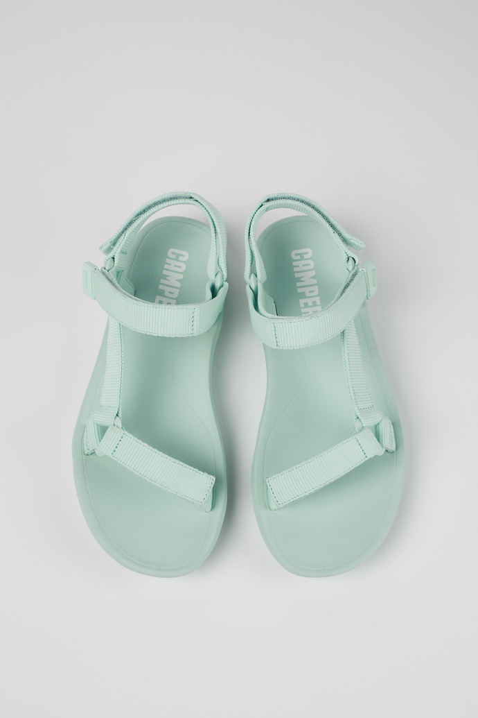 Camper Match - Sandalias azules de tejido para mujer