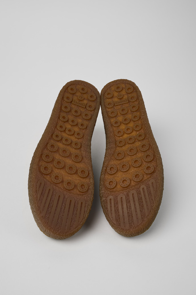 Camper Peu Terreno - Zapato verde de nobuk para hombre