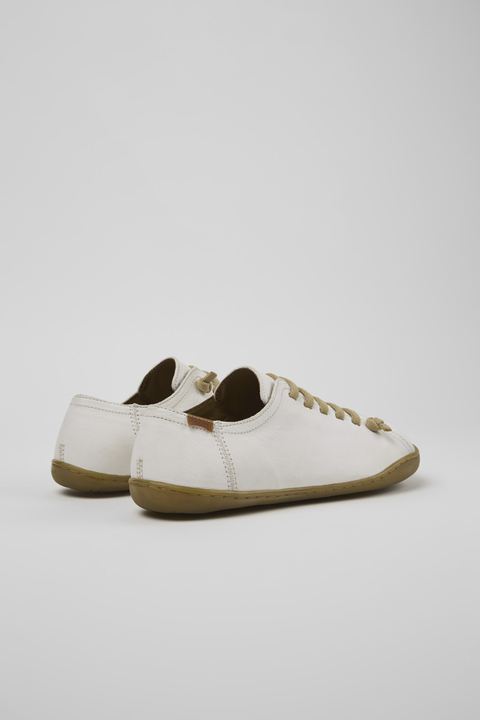 Camper Peu - Zapatos blancos de piel para mujer.