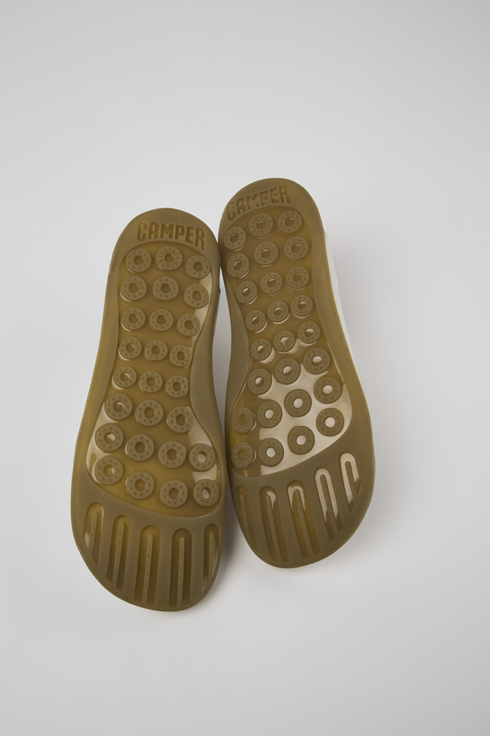 Camper Peu - Zapatos blancos de piel para mujer.