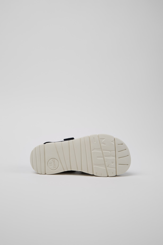 Camper Oruga - Sandalia infantil de piel y textil azul.