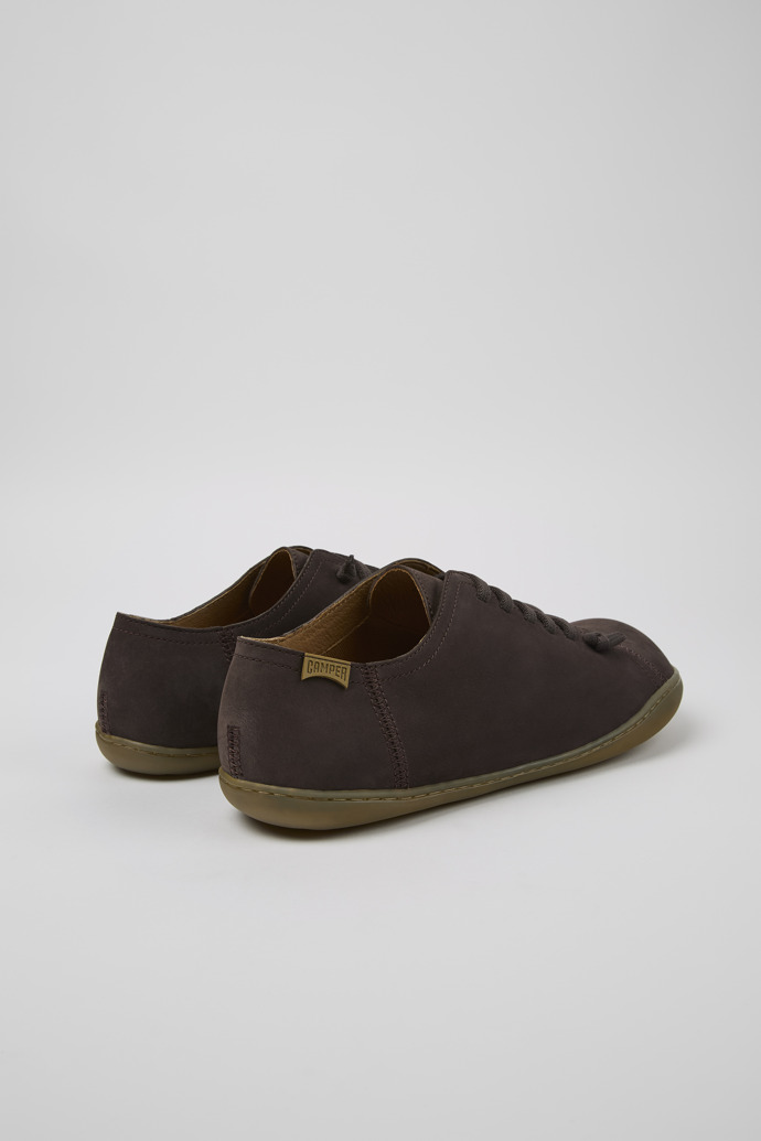 Camper Peu - Zapato marrón para hombre fabricado en nobuk y piel.