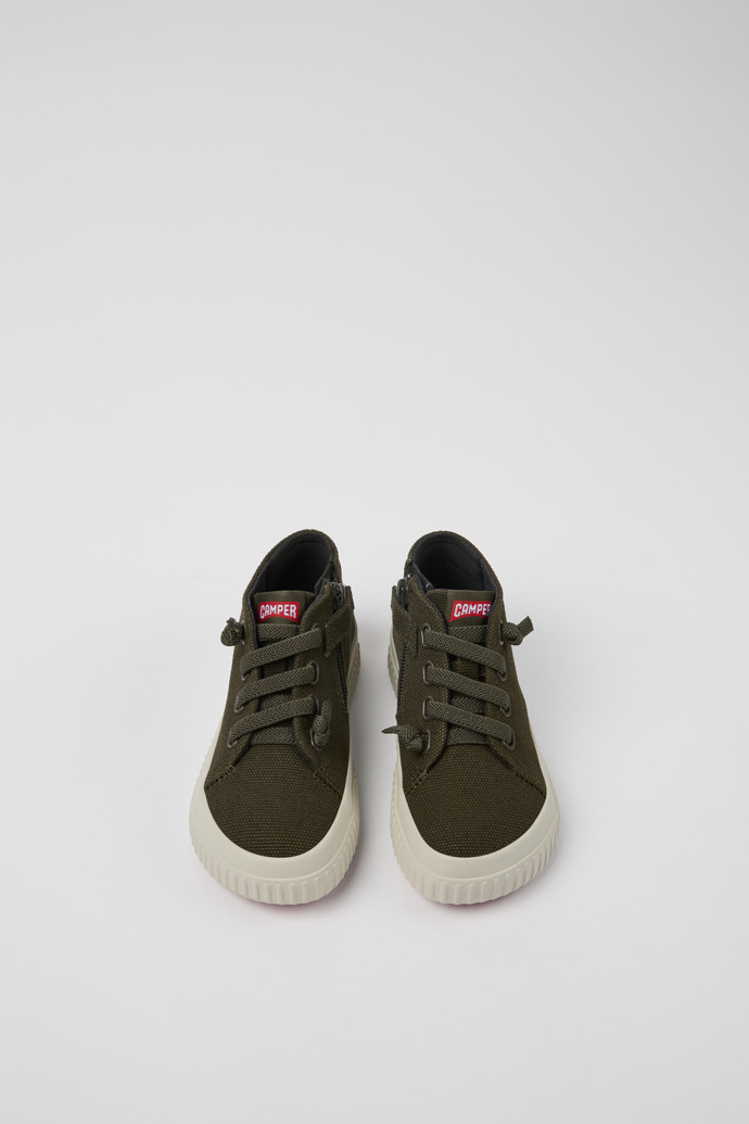 Camper Peu Roda - Zapatilla infantil de textil verde