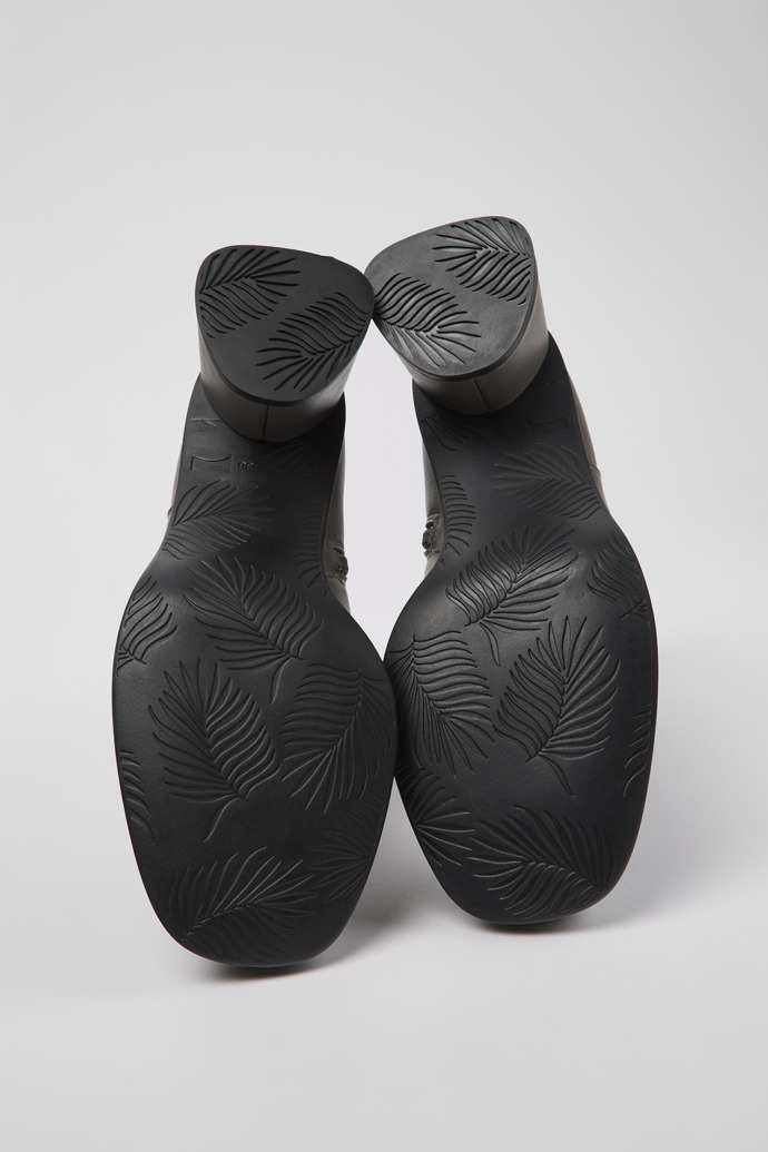 Camper Kiara - Bota gris para mujer de piel y PET reciclado