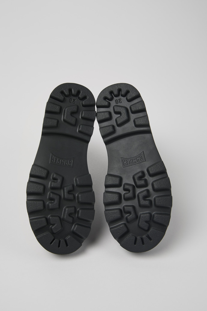 Camper Brutus - Botines de piel verde oscuro Niños