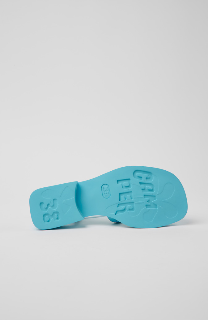 Camper Dana - Sandalias azules de piel para mujer.