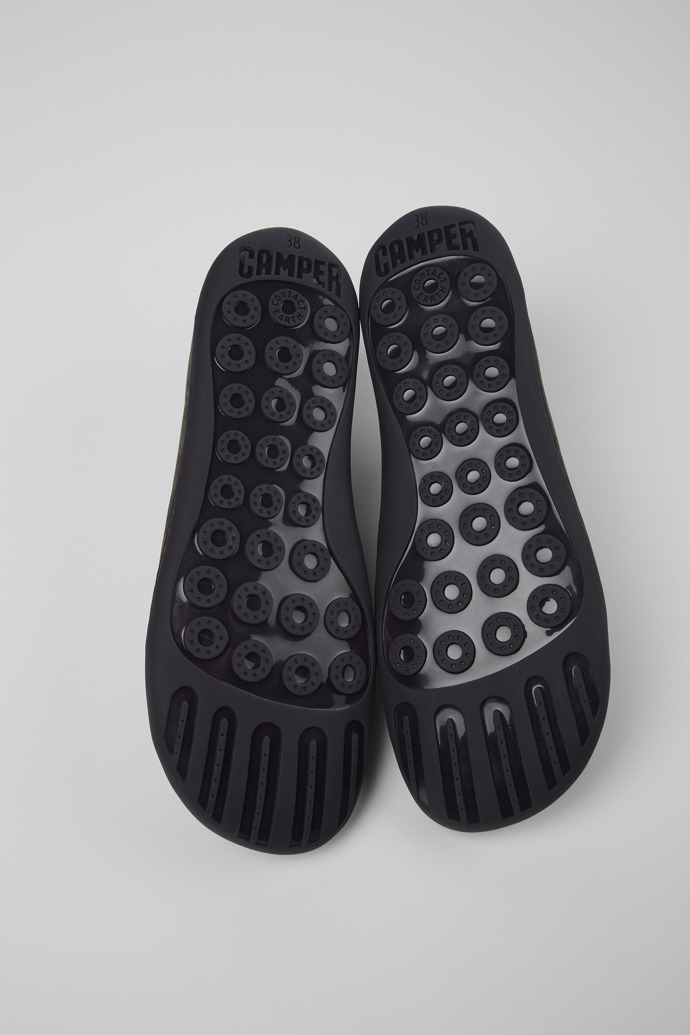 Camper Peu - Zapato gris de nobuk para mujer