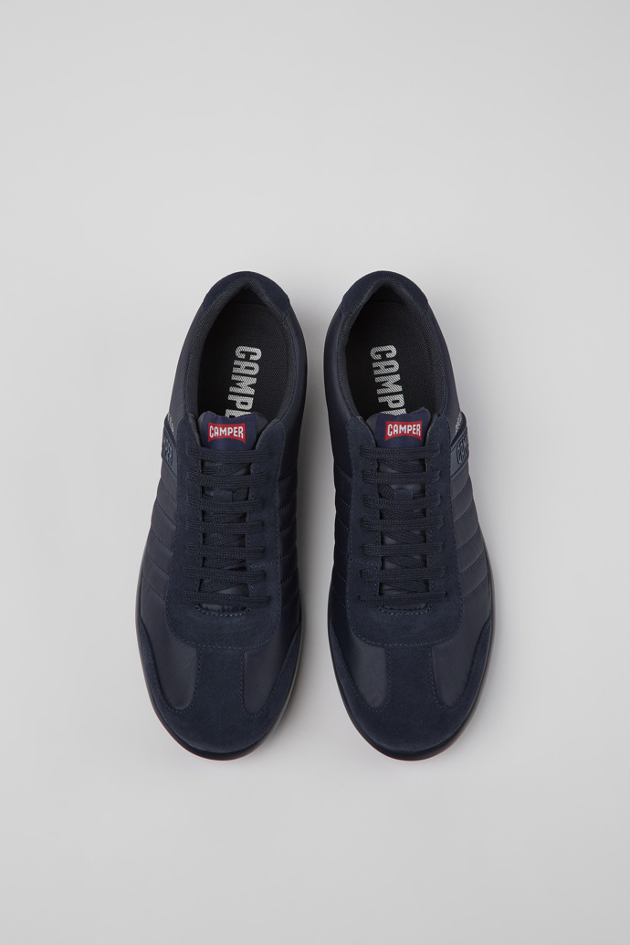 Camper Pelotas XLite - Zapatillas azules de tela y nobuk para hombre.