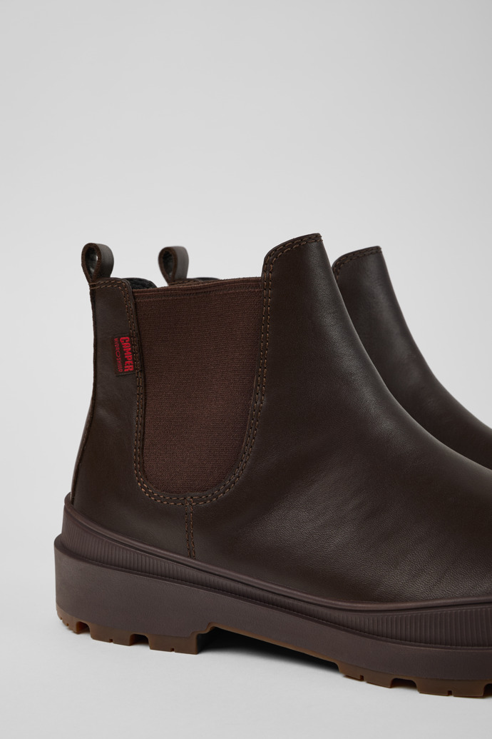 Camper Brutus Trek HYDROSHIELD MICHELIN - Botines de piel marrón para hombre