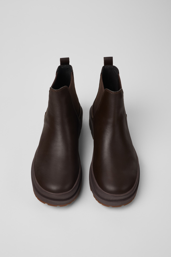 Camper Brutus Trek HYDROSHIELD MICHELIN - Botines de piel marrón para hombre