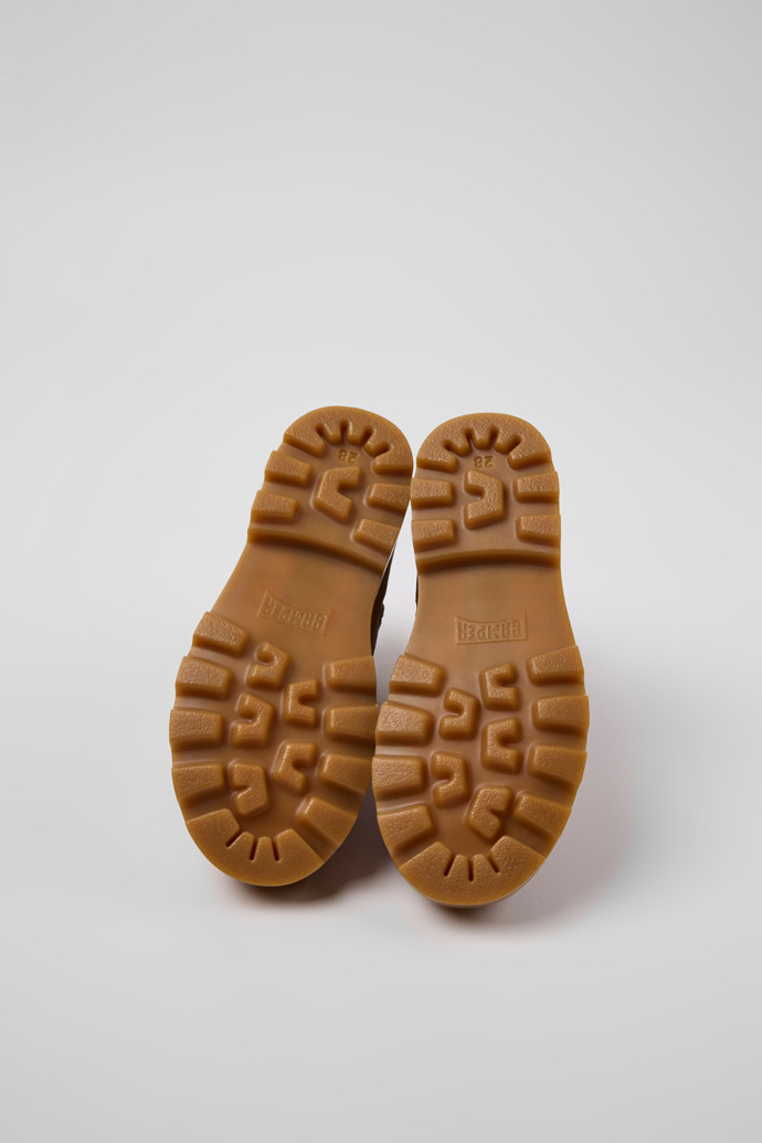 Camper Brutus - Botines rojos de piel para niño