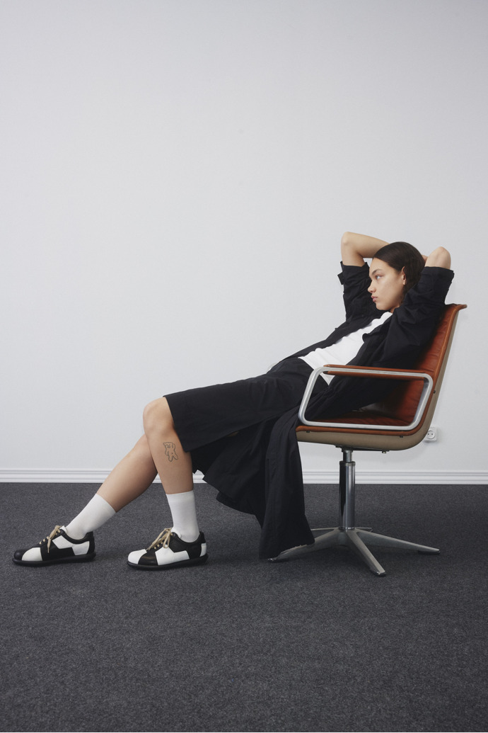 Camper Twins - Zapatos multicolor de piel para mujer.