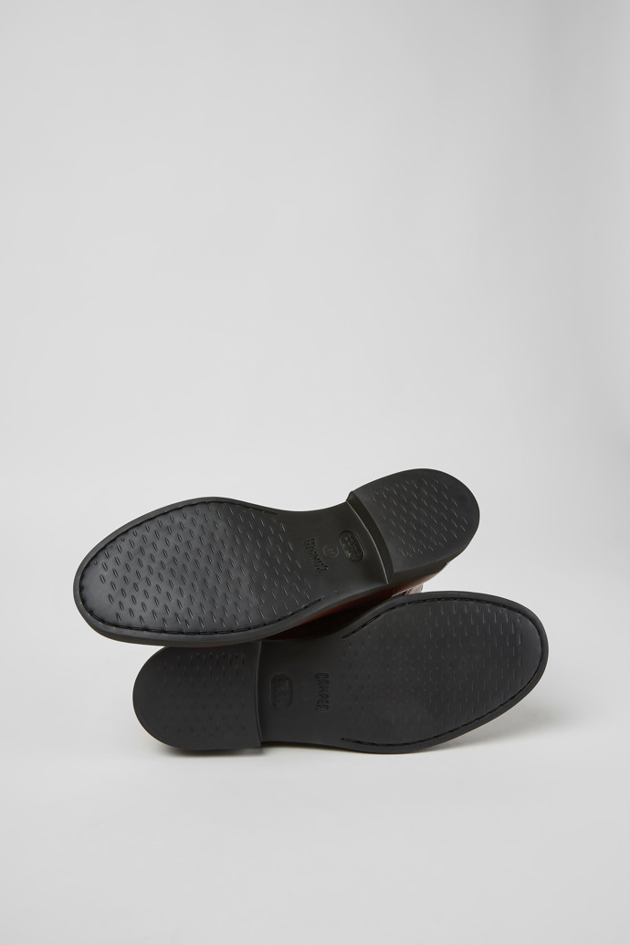 Camper Iman - Botines de piel color vino