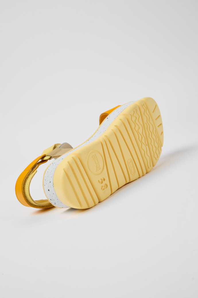 Camper Oruga Up - Sandalias de piel coloridas para mujer