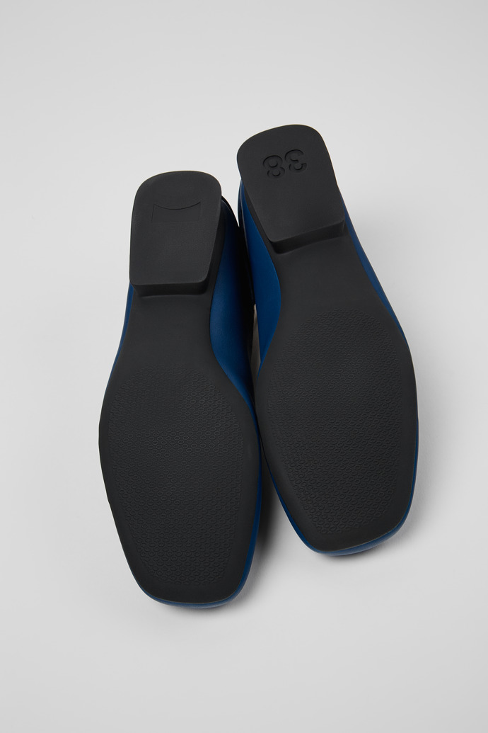 Camper Casi Myra - Bailarinas de piel azul para mujer