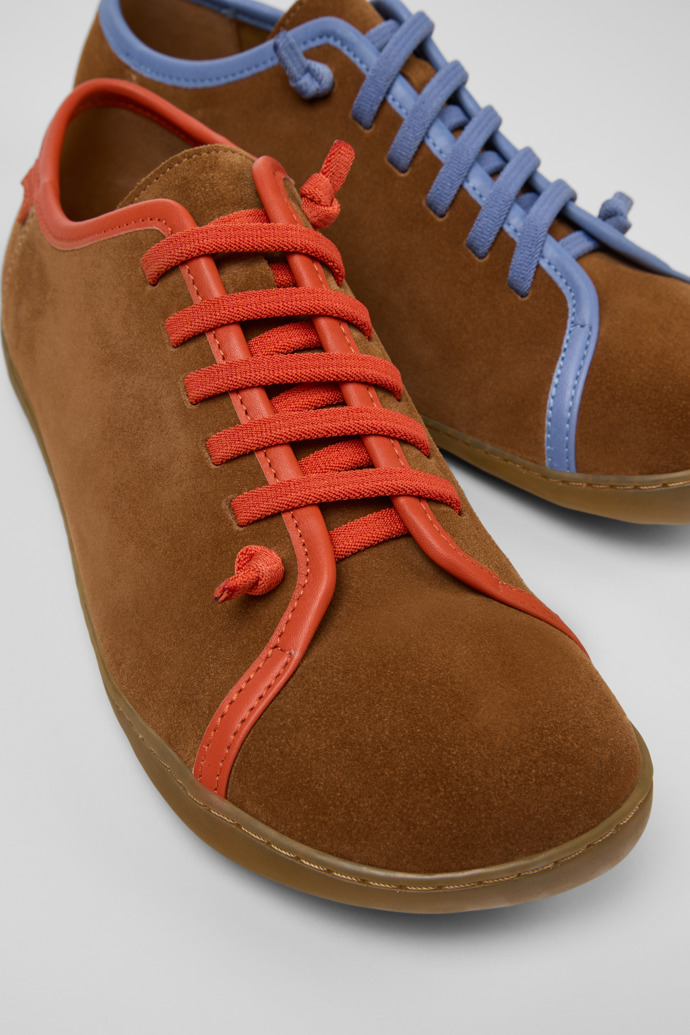 Camper Twins - Zapatilla multicolor para hombre de piel y ante.