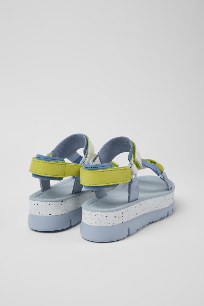 Camper Oruga Up - Sandalias de piel coloridas para mujer