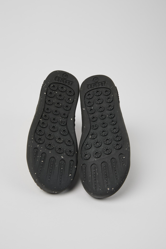 Camper Peu Touring - Botines de piel para niños en verde