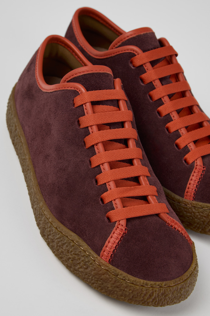 Camper Peu Terreno - Zapatos multicolor de nobuk y piel para mujer.