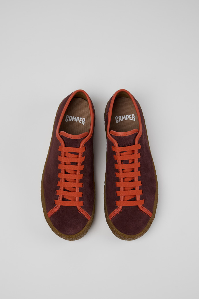 Camper Peu Terreno - Zapatos multicolor de nobuk y piel para mujer.