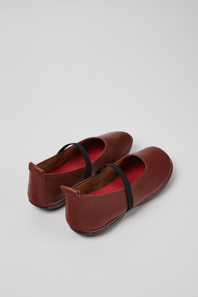 Camper Right - Zapatos de piel rojos para mujer.