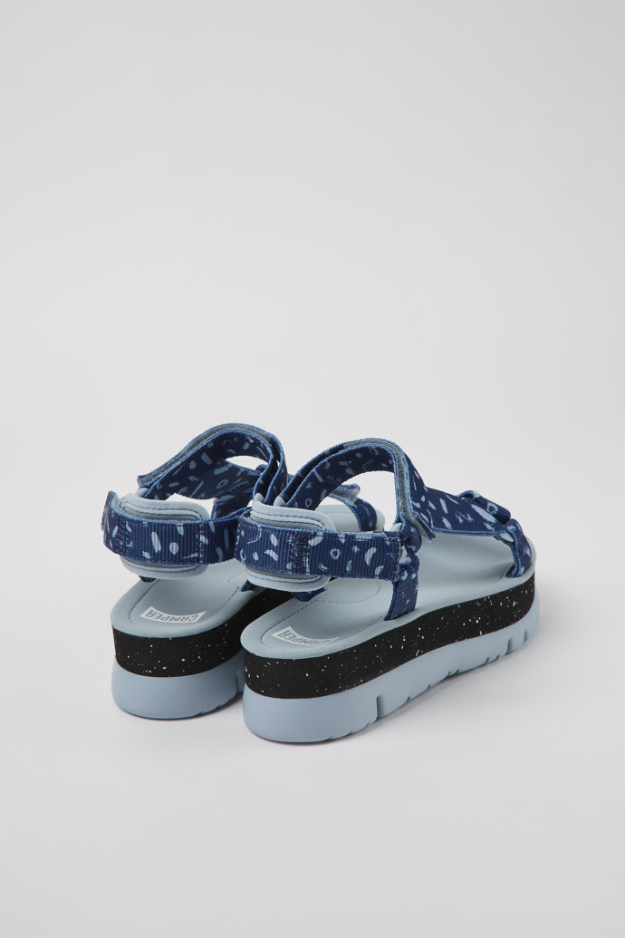 Camper Oruga Up - Sandalias de tela multicolor para mujer
