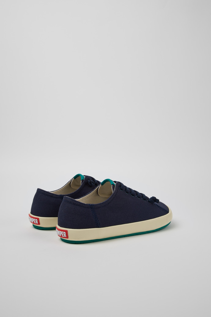 Camper Peu Rambla - Zapatilla azul para hombre de algodón reciclado.