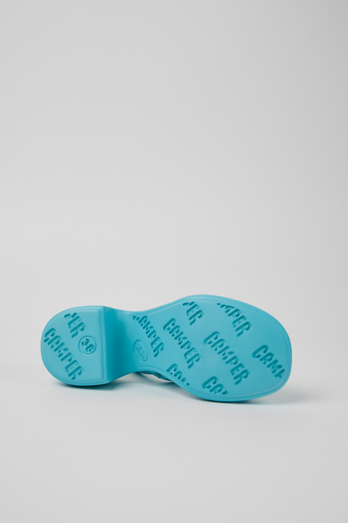 Sandalias Camper Thelma - Sandalias azules de piel para mujer.