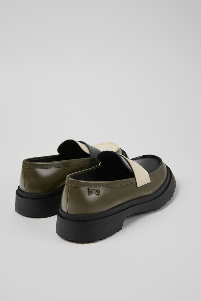 Camper Twins - Bailarinas/mocasines de piel multicolor para mujer.