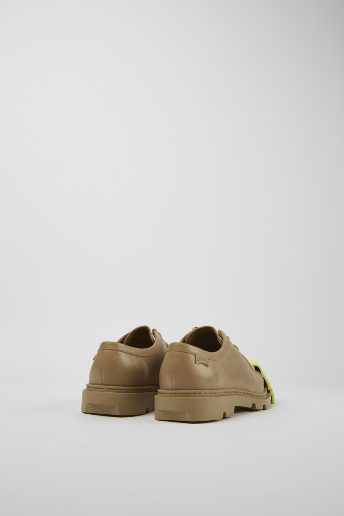 Camper Junction - Zapato de piel beige para mujer