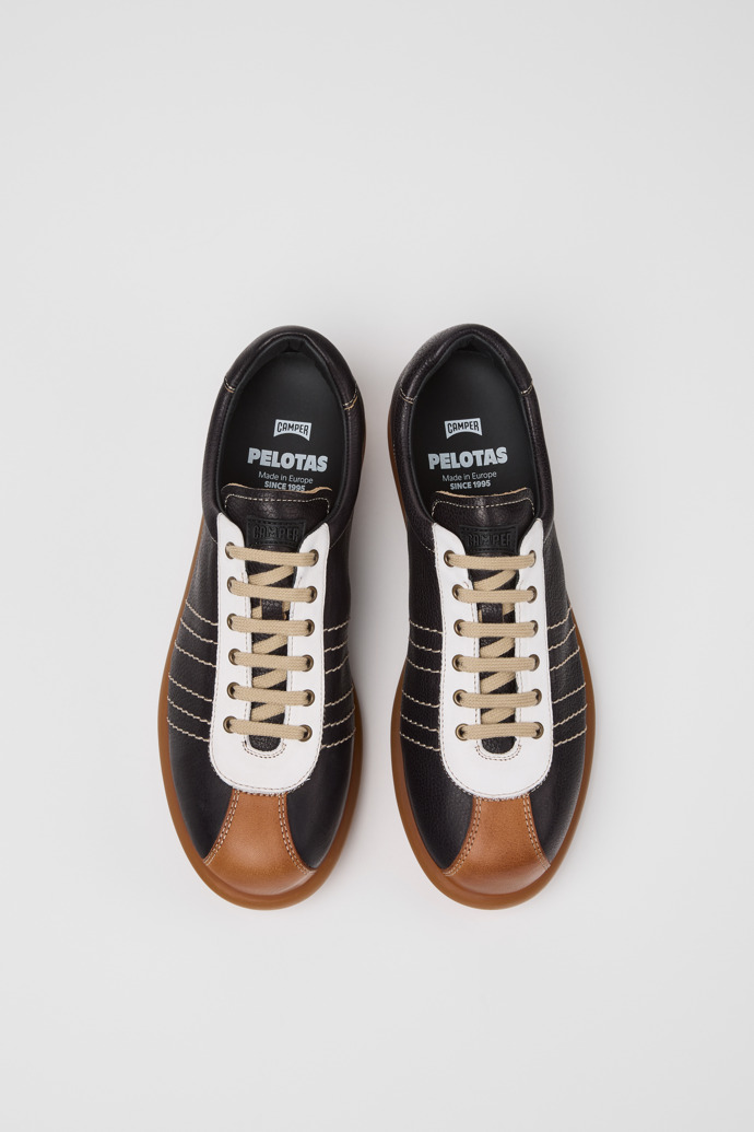 Camper Pelotas - Zapatilla de piel multicolor para hombre.