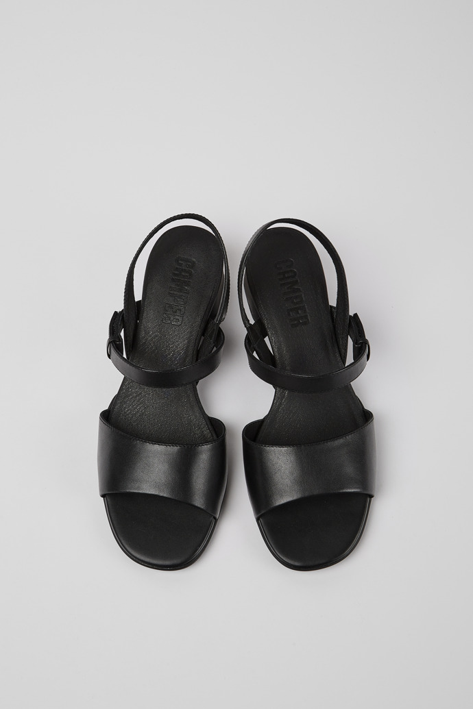 Camper Katie - Sandalias negras de tiras para mujer