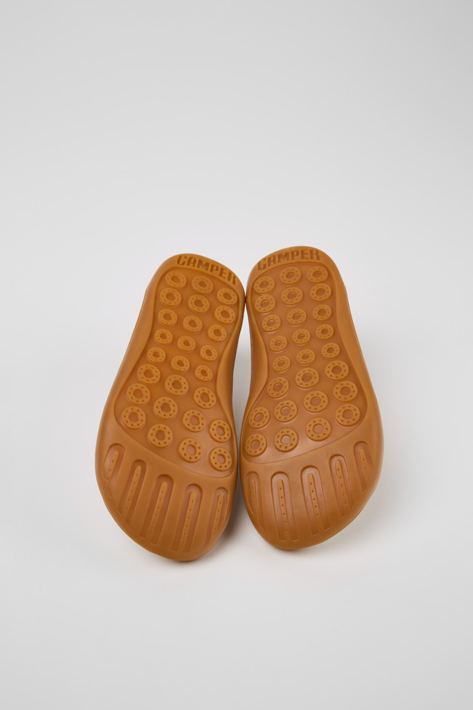 Camper Twins - Zapato infantil de piel blanca.