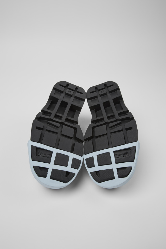 Camper Junction - Mocasín de piel negro para mujer