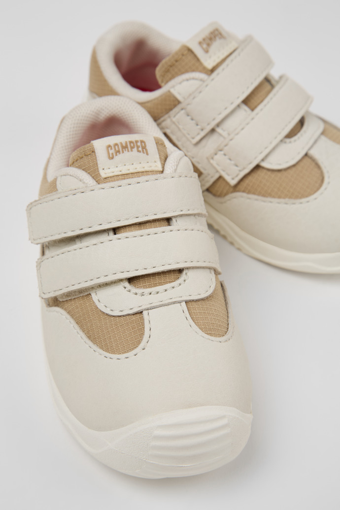 Camper Dadda - Zapatillas de piel y tela para niños en multicolor.