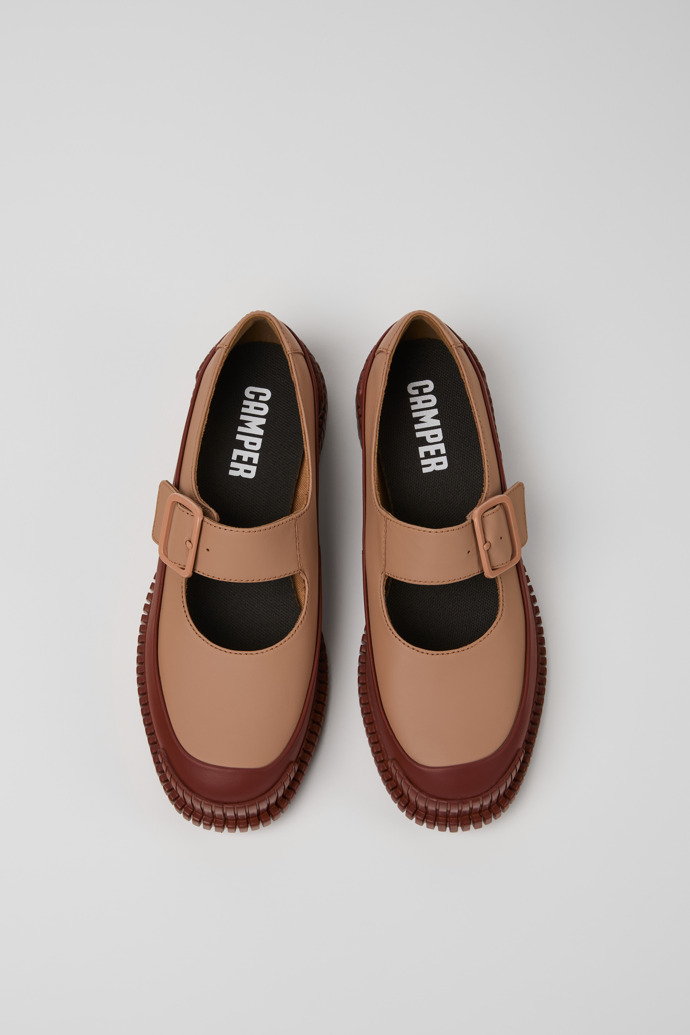 Camper Pix - Zapatos multicolor de piel para mujer.