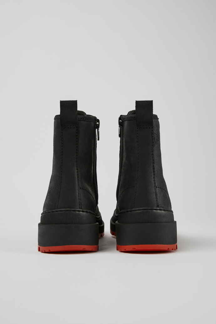 Camper Brutus Trek MICHELIN - Botines negros de piel nobuk para mujer.