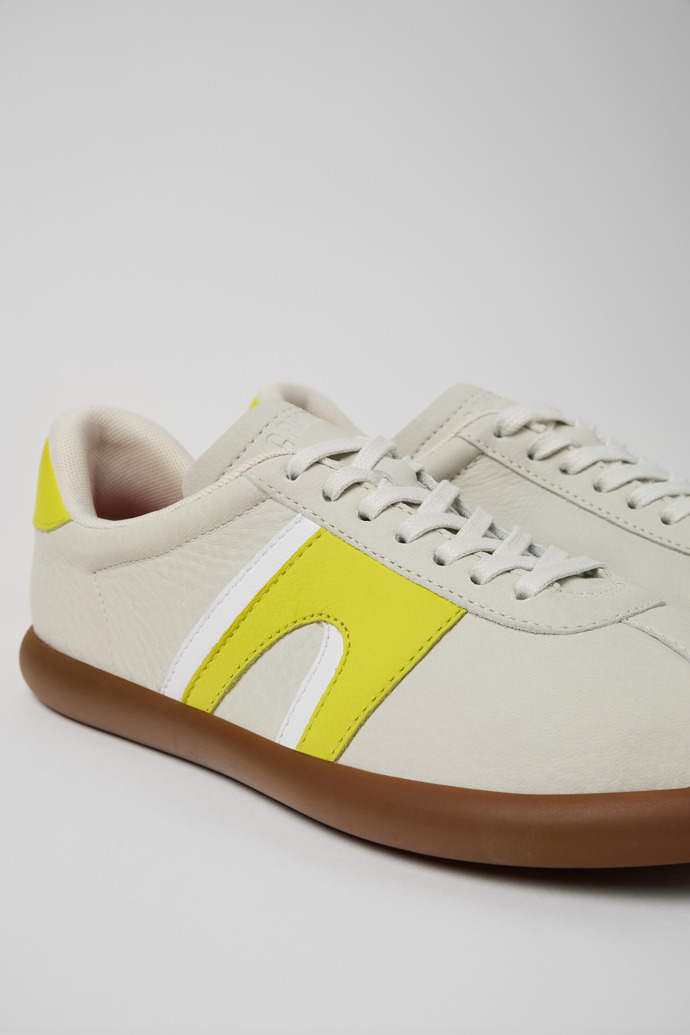 Camper Pelotas Soller - Zapatillas blancas de piel para mujer