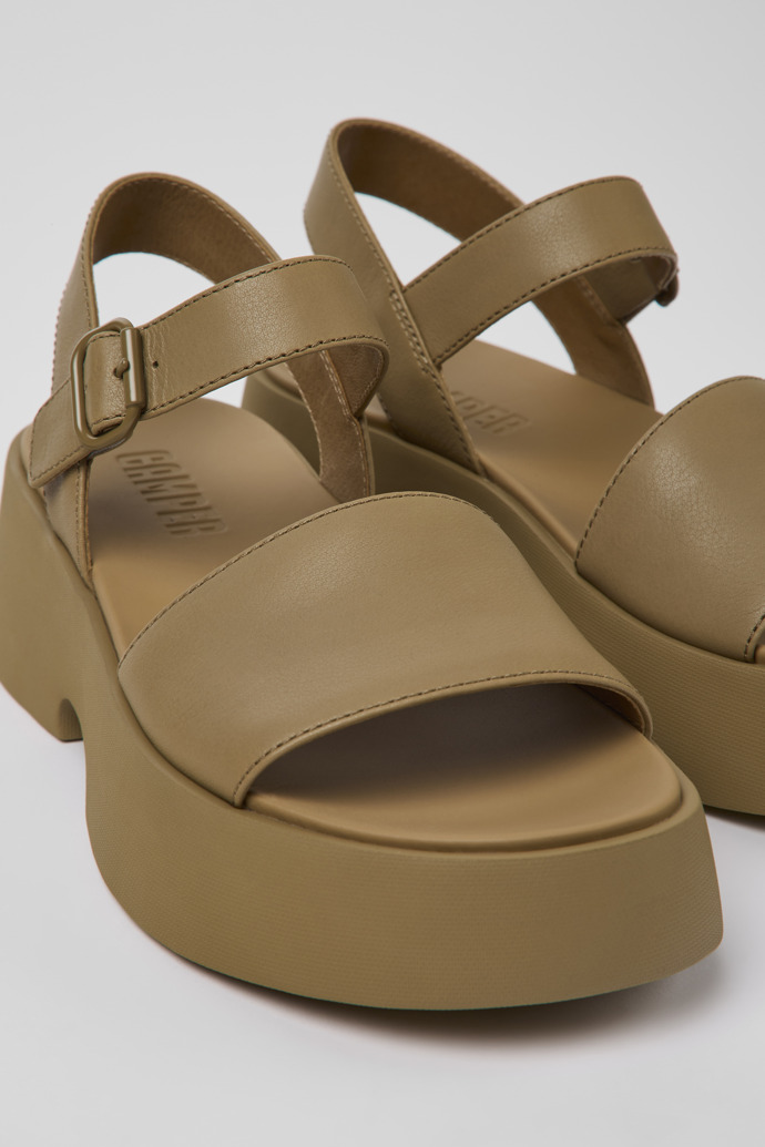 Camper Tasha - Sandalias marrones de piel para mujer