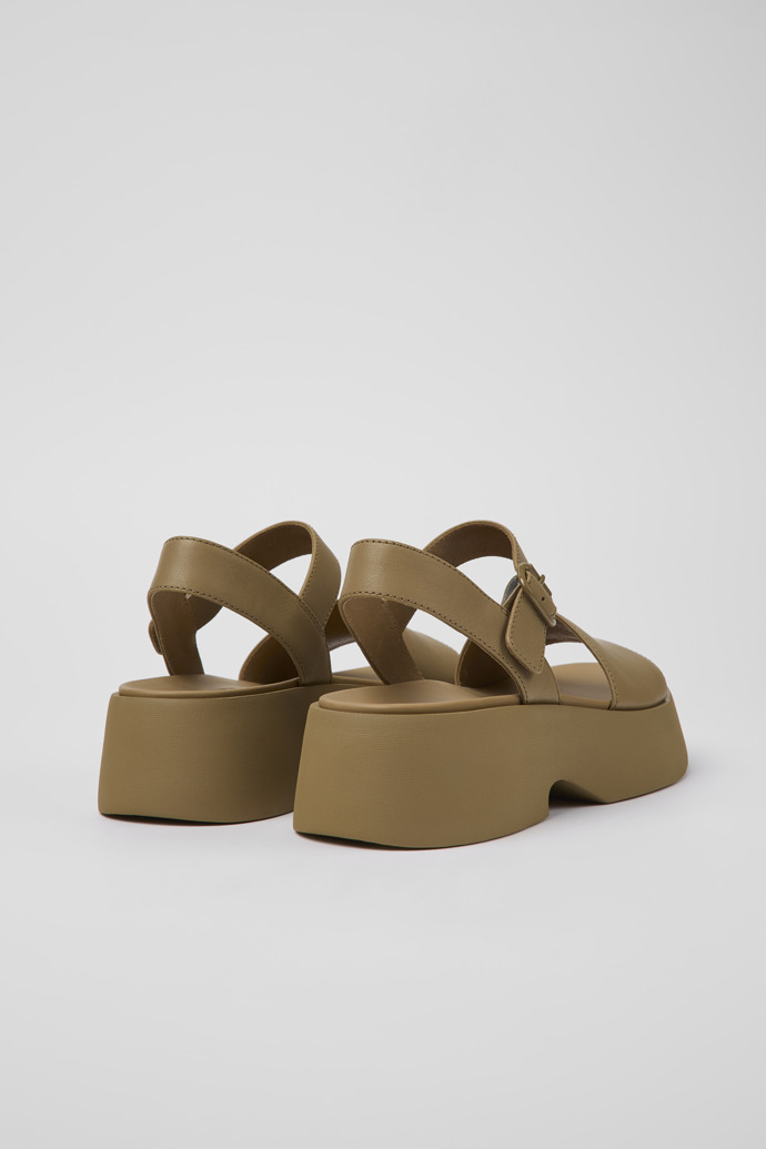 Camper Tasha - Sandalias marrones de piel para mujer