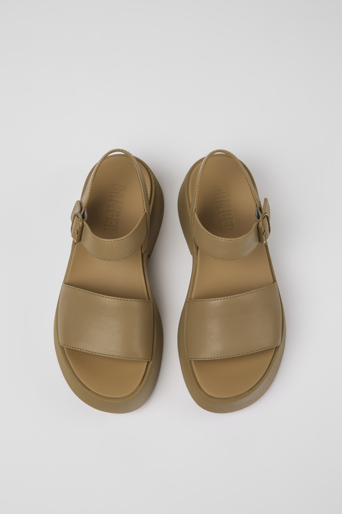Camper Tasha - Sandalias marrones de piel para mujer