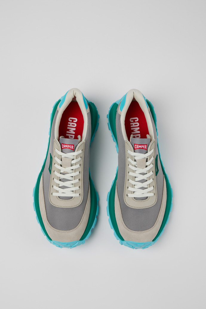 Camper Drift Trail VIBRAM - Zapatillas multicolores para hombre de PET reciclado y piel nobuk.