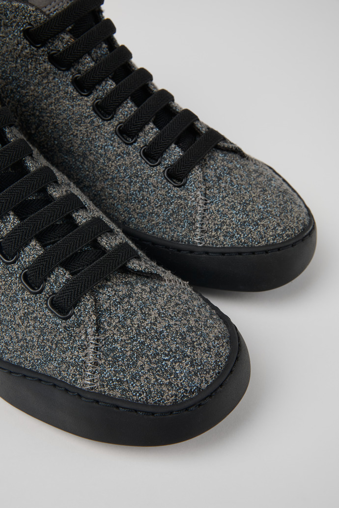 Camper Peu Touring - Botines grises de tela para mujer