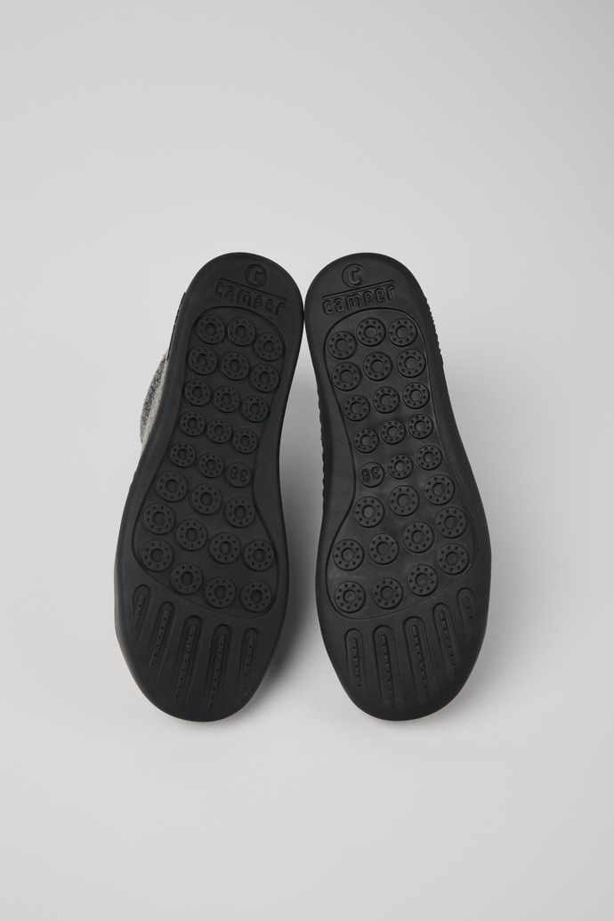 Camper Peu Touring - Botines grises de tela para mujer