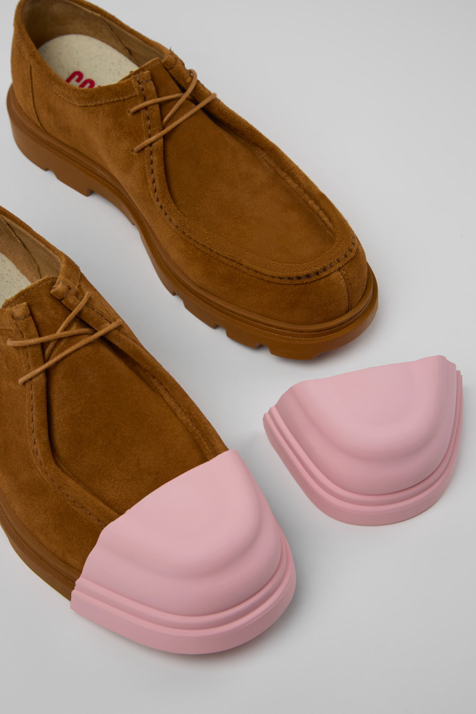Camper Junction Toe Caps - Punteras de goma rosas