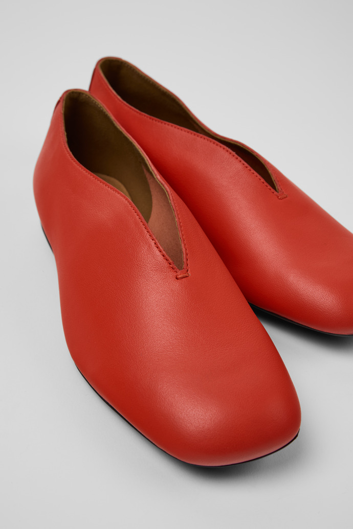 Camper Casi Myra - Zapatos de piel rojos para mujer.