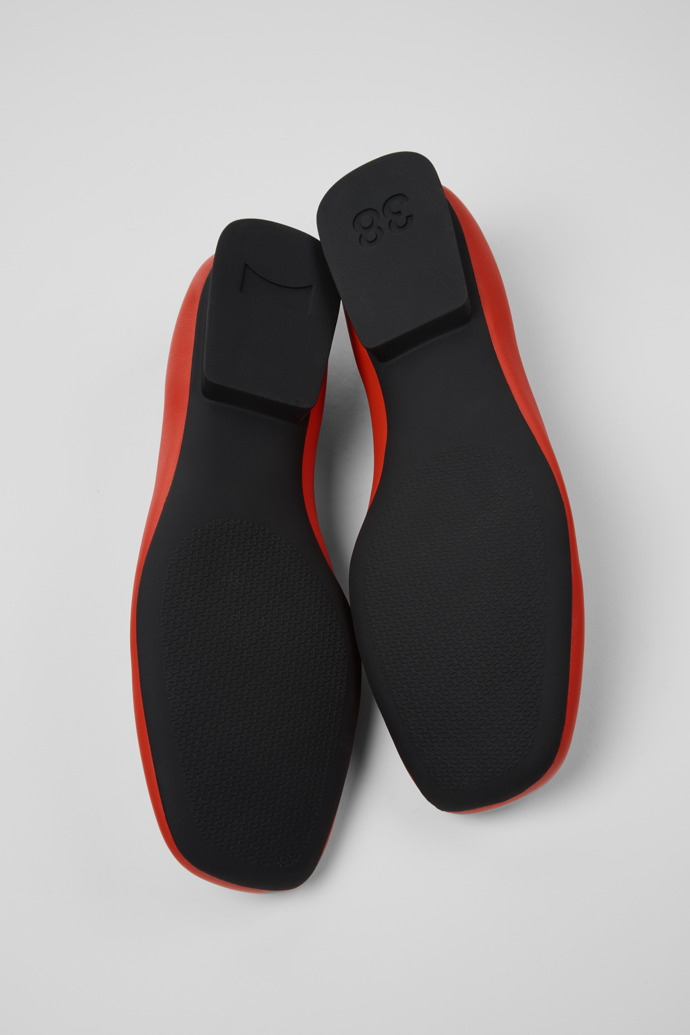 Camper Casi Myra - Zapatos de piel rojos para mujer.