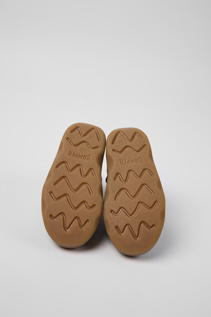 Camper Kiddo - Botines azules de piel para niño.